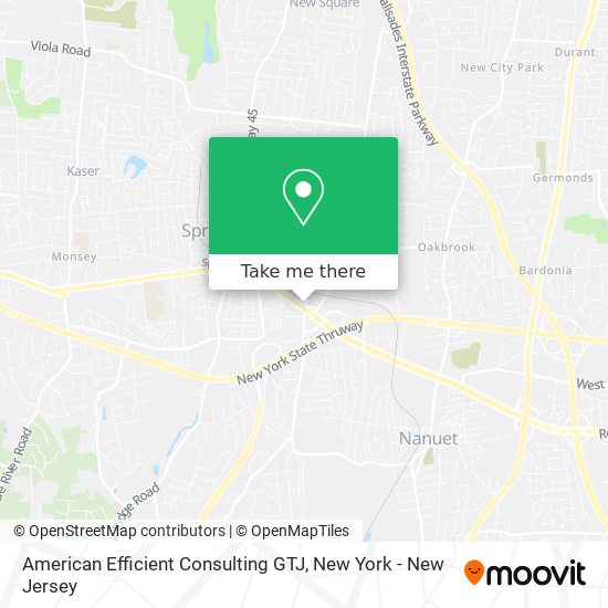 American Efficient Consulting GTJ map