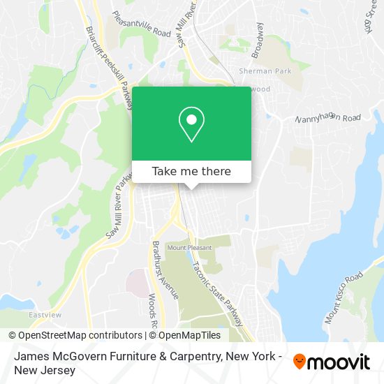 Mapa de James McGovern Furniture & Carpentry