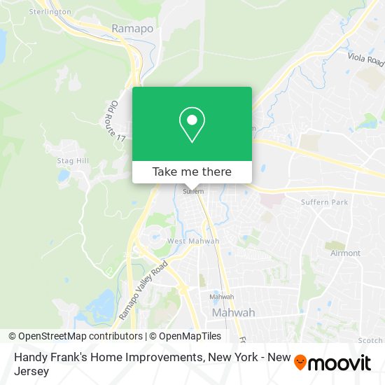 Handy Frank's Home Improvements map