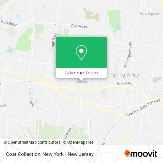 Coat Collection map