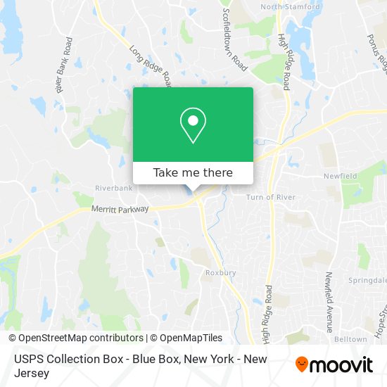 USPS Collection Box - Blue Box map