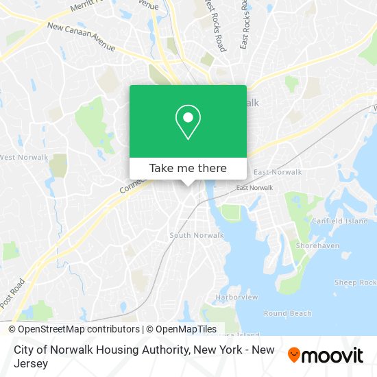 City of Norwalk Housing Authority map