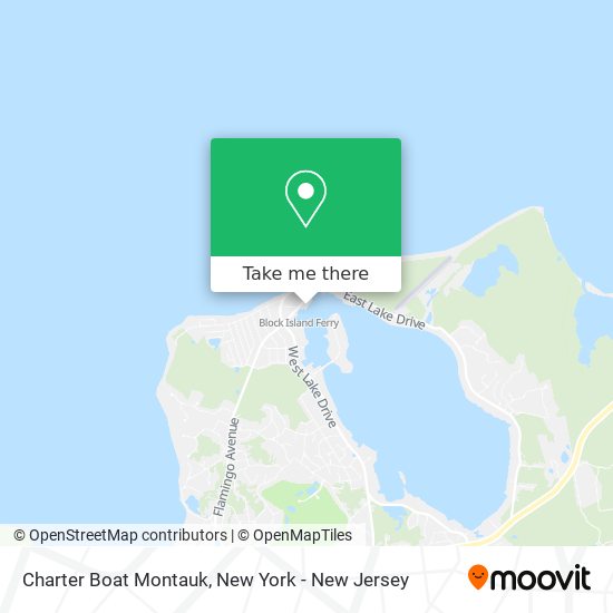 Charter Boat Montauk map