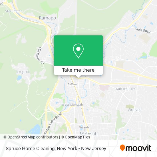 Spruce Home Cleaning map