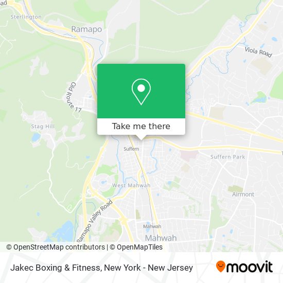 Jakec Boxing & Fitness map