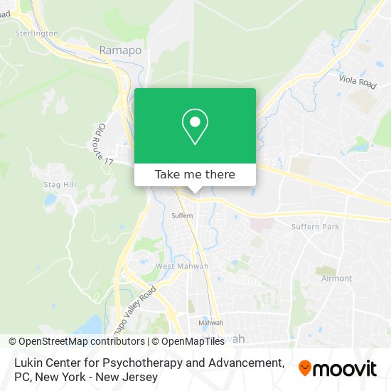 Lukin Center for Psychotherapy and Advancement, PC map