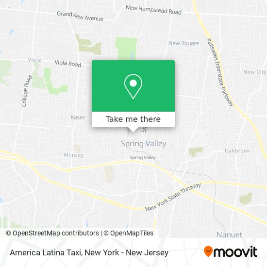 America Latina Taxi map