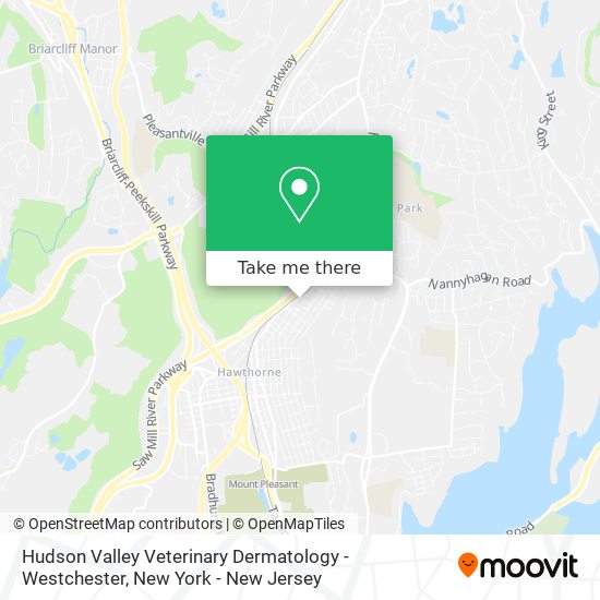 Hudson Valley Veterinary Dermatology - Westchester map