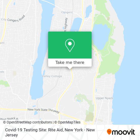 Mapa de Covid-19 Testing Site: Rite Aid