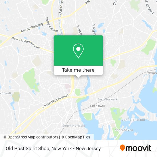 Old Post Spirit Shop map