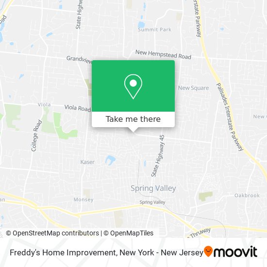 Freddy's Home Improvement map