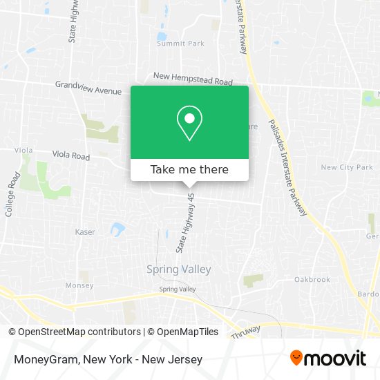 MoneyGram map