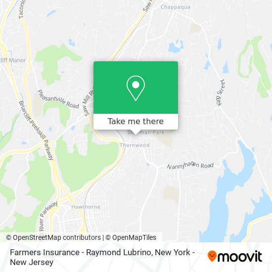 Mapa de Farmers Insurance - Raymond Lubrino