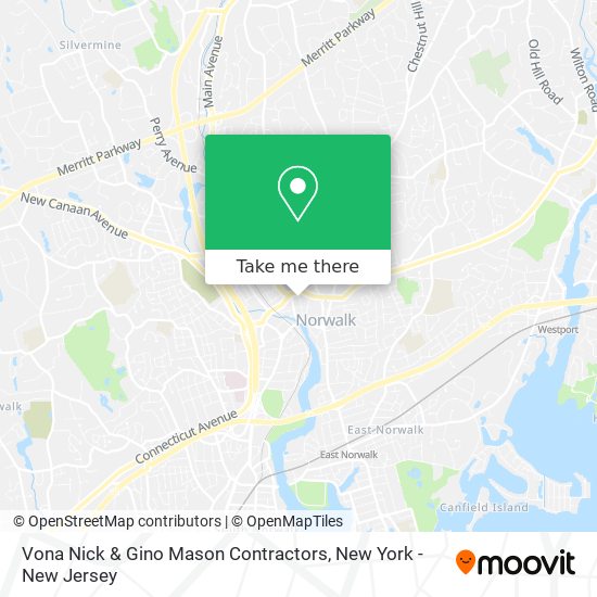 Vona Nick & Gino Mason Contractors map