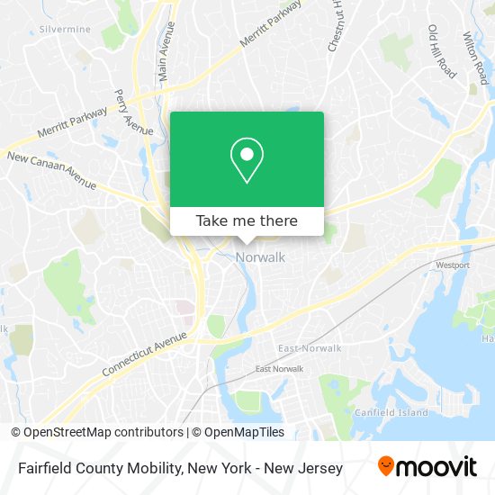 Mapa de Fairfield County Mobility