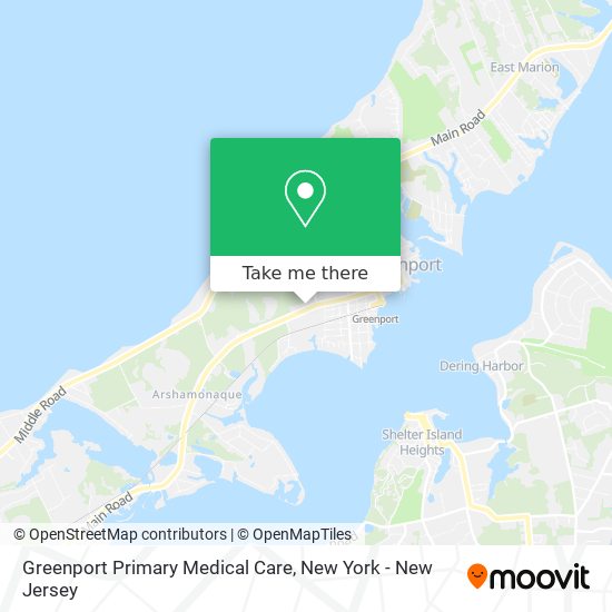 Mapa de Greenport Primary Medical Care