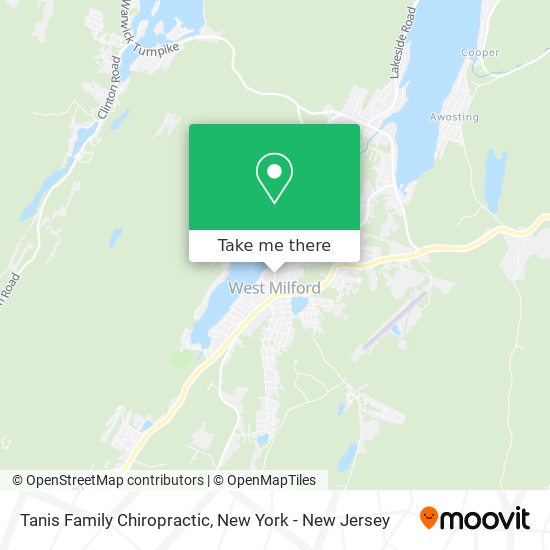 Tanis Family Chiropractic map