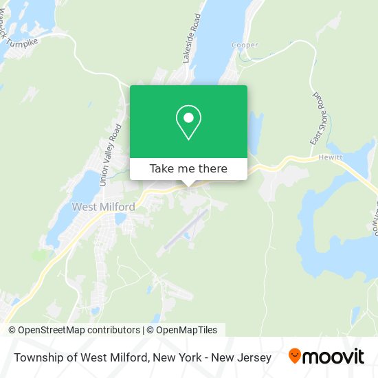 Mapa de Township of West Milford