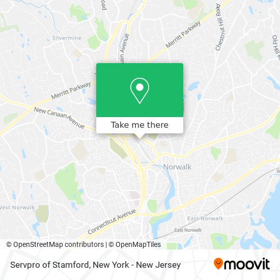 Mapa de Servpro of Stamford