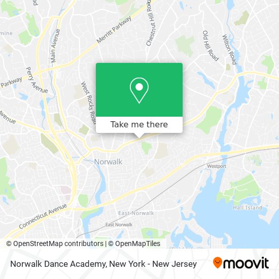 Mapa de Norwalk Dance Academy