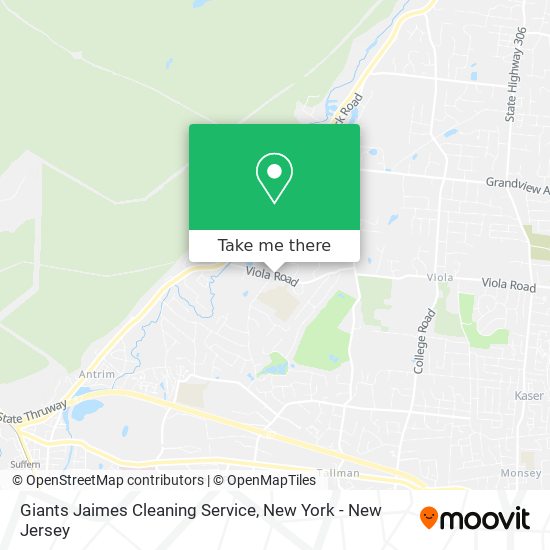 Giants Jaimes Cleaning Service map
