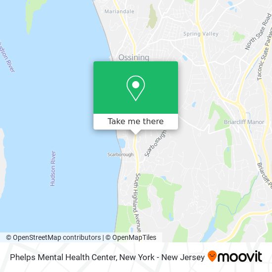 Phelps Mental Health Center map