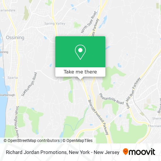 Richard Jordan Promotions map