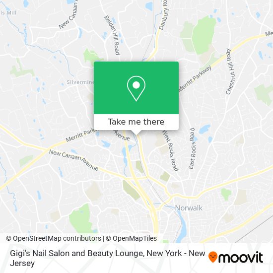 Mapa de Gigi's Nail Salon and Beauty Lounge