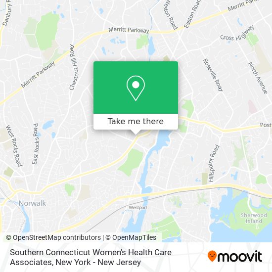 Southern Connecticut Women's Health Care Associates map