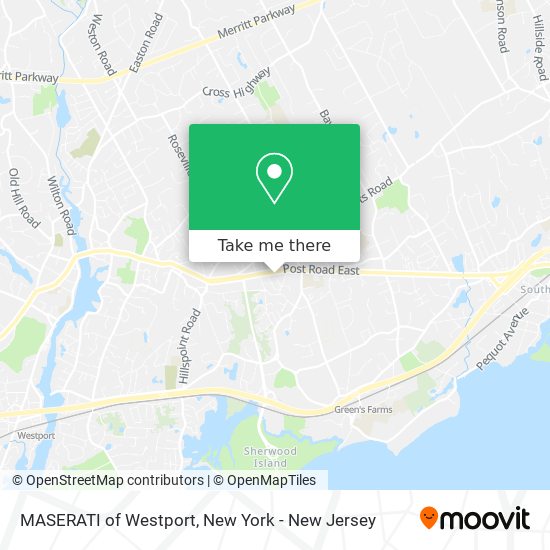Mapa de MASERATI of Westport