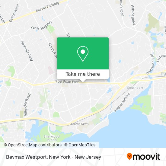 Bevmax Westport map