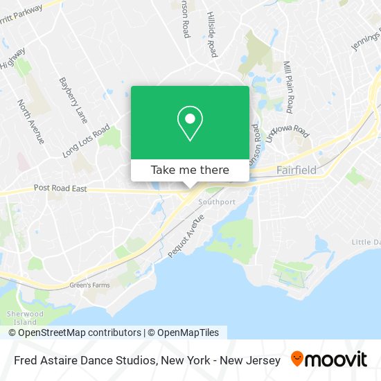 Mapa de Fred Astaire Dance Studios