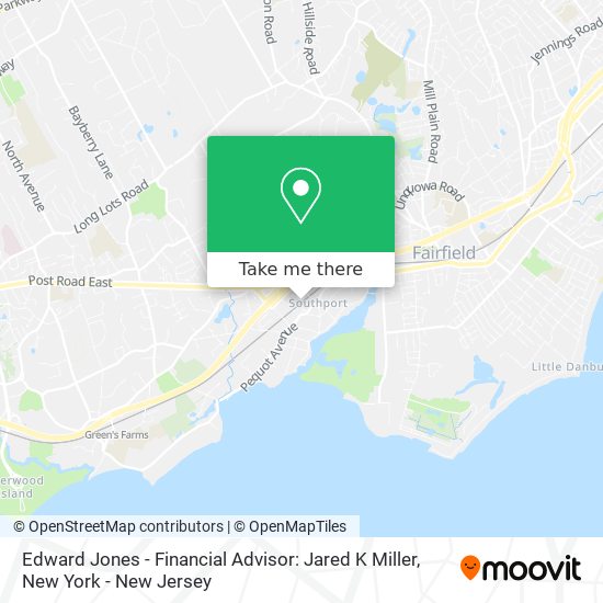 Mapa de Edward Jones - Financial Advisor: Jared K Miller