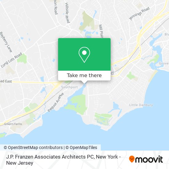 Mapa de J.P. Franzen Associates Architects PC