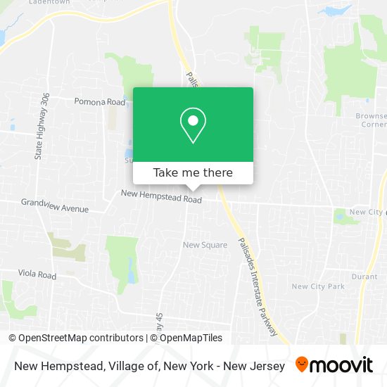 Mapa de New Hempstead, Village of