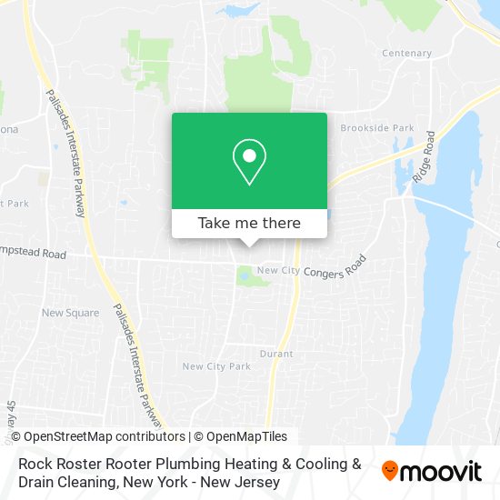 Rock Roster Rooter Plumbing Heating & Cooling & Drain Cleaning map