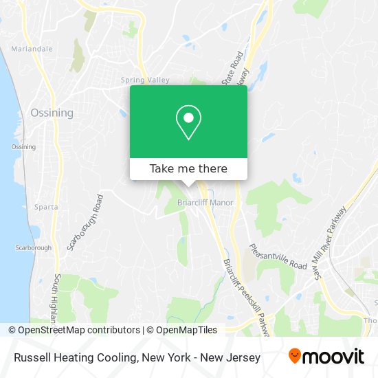 Russell Heating Cooling map