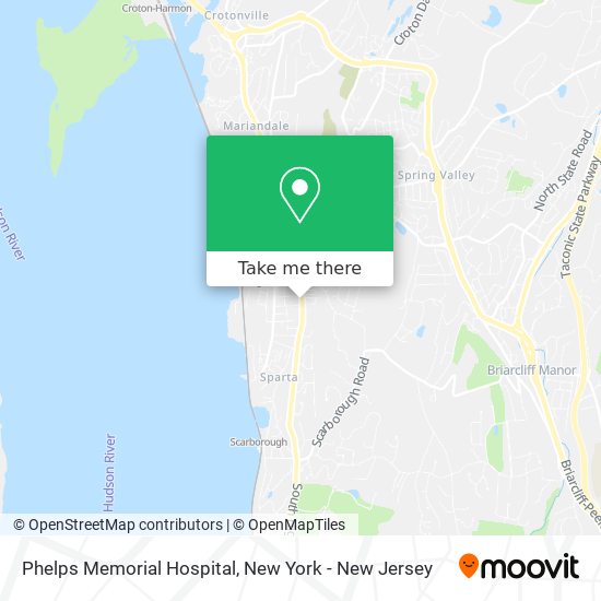 Phelps Memorial Hospital map