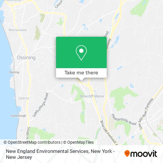 Mapa de New England Environmental Services