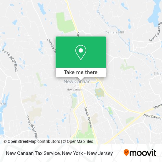 New Canaan Tax Service map