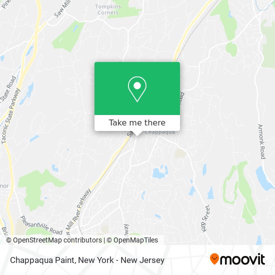 Mapa de Chappaqua Paint