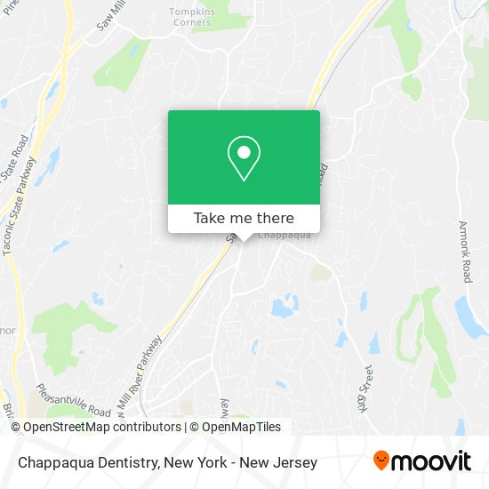 Chappaqua Dentistry map