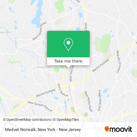 Medvet Norwalk map