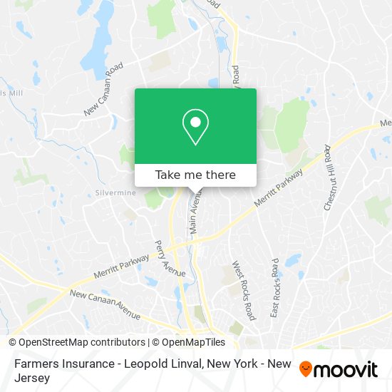 Farmers Insurance - Leopold Linval map