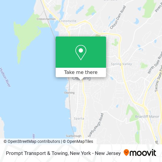 Prompt Transport & Towing map
