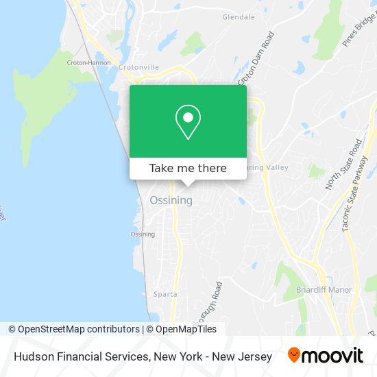 Hudson Financial Services map