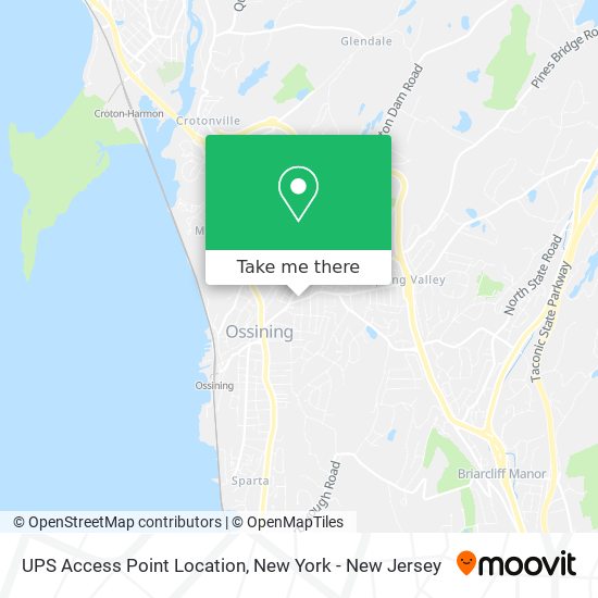 Mapa de UPS Access Point Location