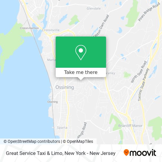 Great Service Taxi & Limo map