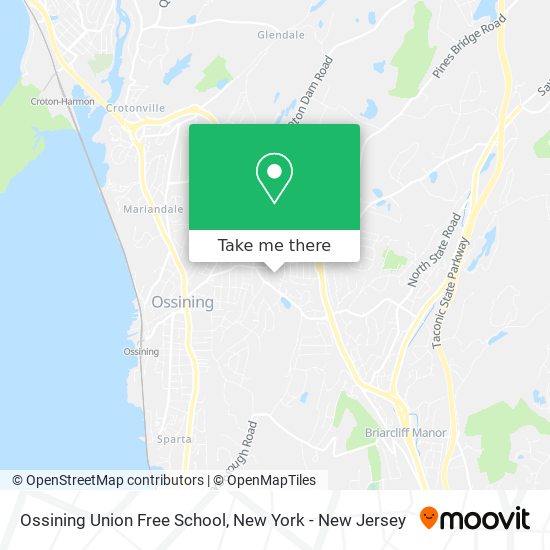 Ossining Union Free School map