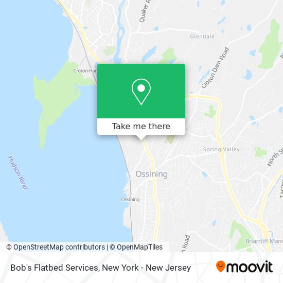 Bob's Flatbed Services map
